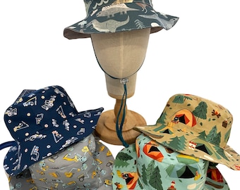 BUCKET HAT --  Bucket Hat, Toddler Bucket Hat, Toddler Sun Hat, Kids Sun Hat, Kids Bucket Hat