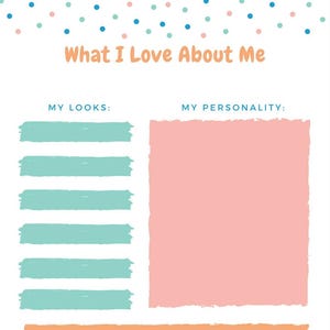 Self Love Journal Page | Etsy
