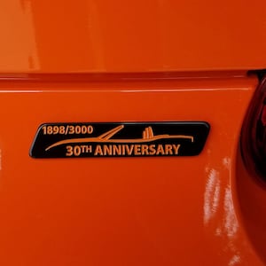 30th Anniversary Edition MX-5 Miata Custom Badge