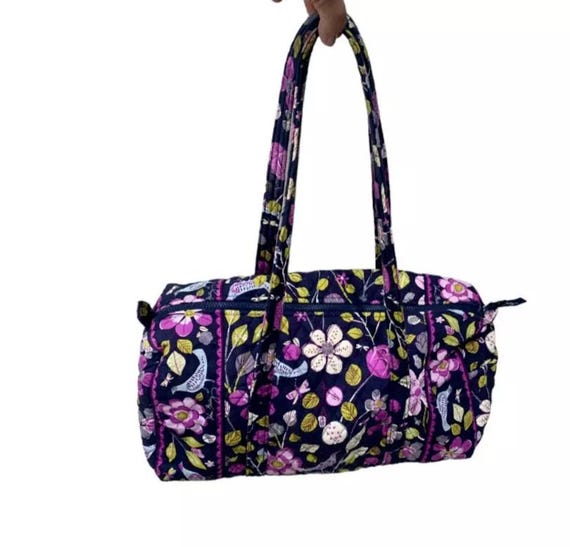 vera bradley floral nightingale tote