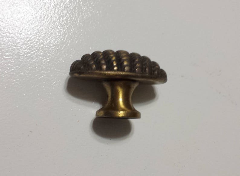 Antique ornate drawer knob / pull image 3