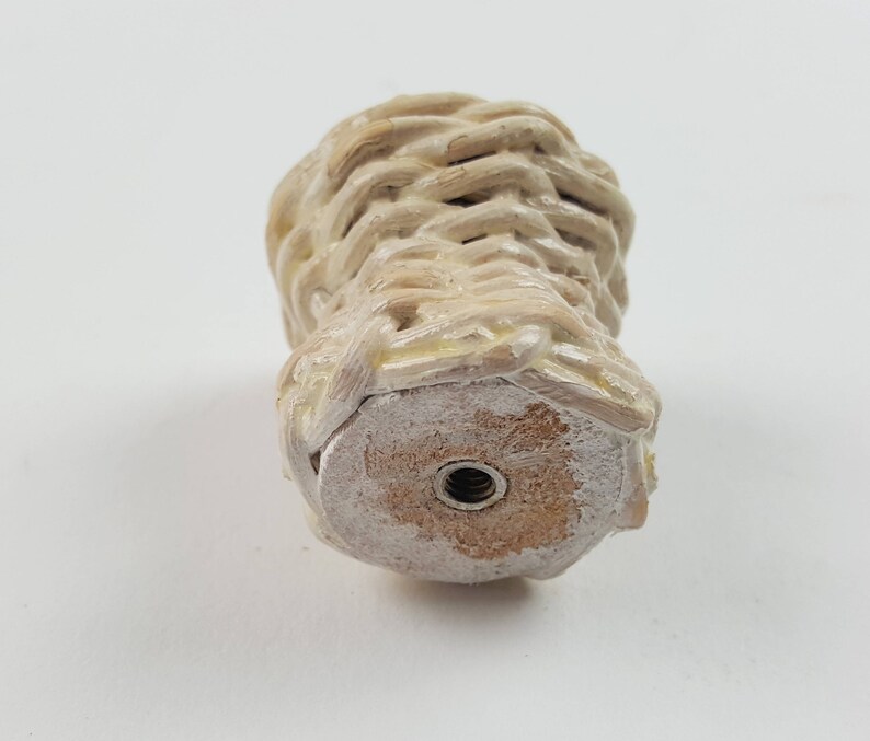 Henry Link / Lexington Whitewashed Wicker Dresser Knob ONE | Etsy