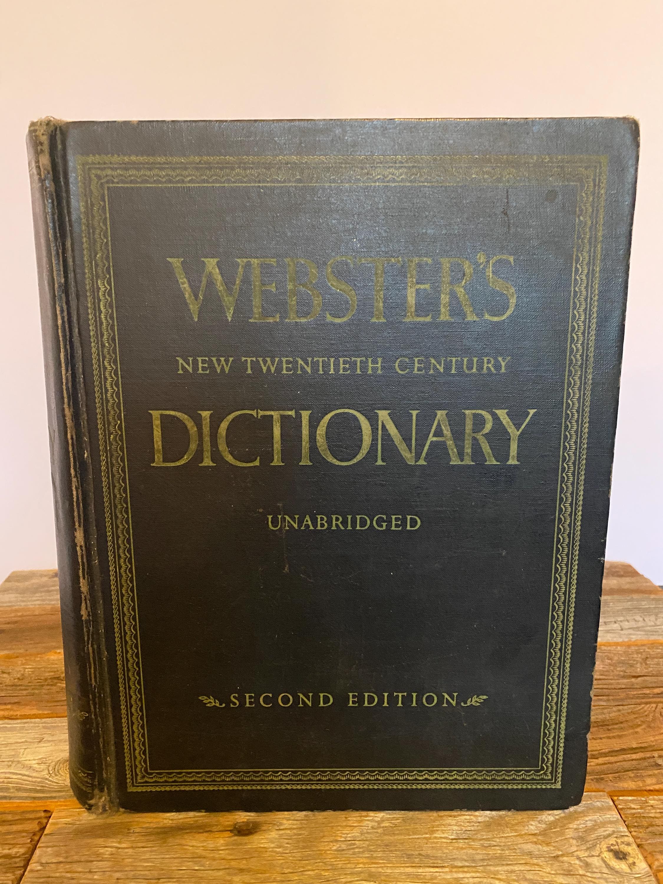 1960 Webster's New Twentieth Century Dictionary Unabridged