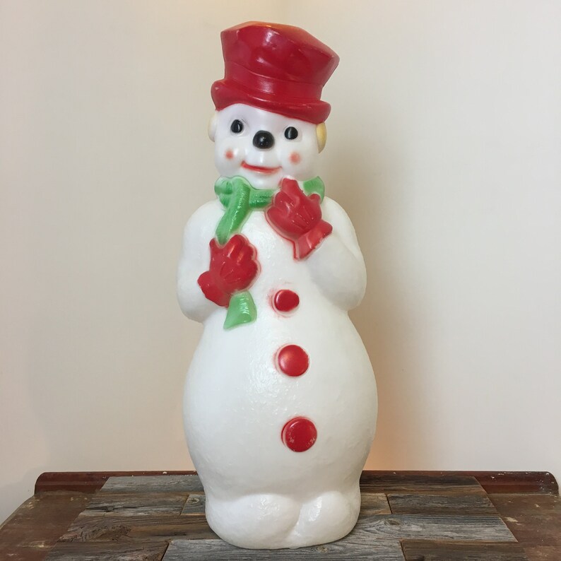 Plastic Lighted Snowman Outdoor Outdoor Lighting Ideas