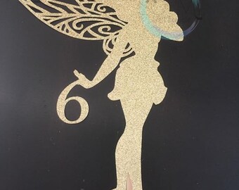 lacquered gift for birthday name day Cake Topper Happy Birthday with unicorn wooden lasered