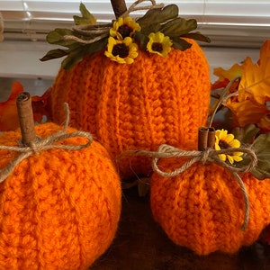 Pumpkin; Crochet pumpkin; fall pumpkin; fall decor