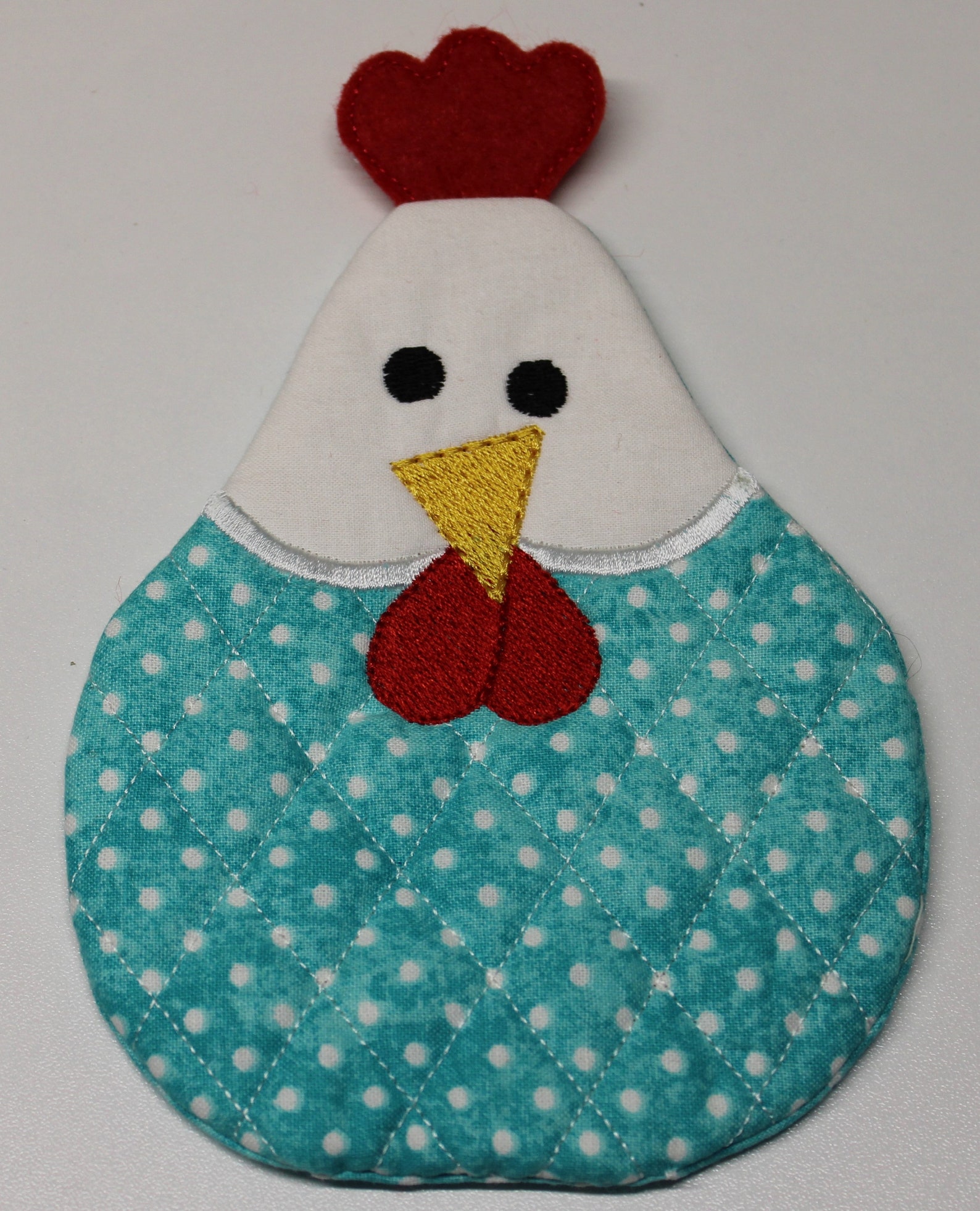 Chicken Mug Rug Quilted Mug Rug Fabric Mug Rug Kitchen Gifts Mug Rug Etsy
