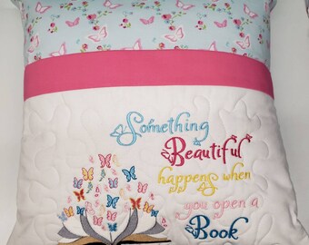 reading pillows etsy