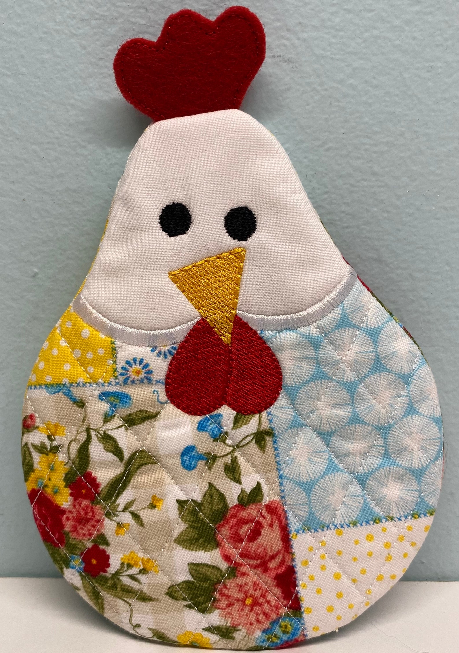 Chicken Mug Rug Quilted Mug Rug Fabric Mug Rug Kitchen Gifts Mug Rug Etsy