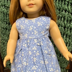 Handmade doll dresses for 18” dolls;  doll dress for American Girl dolls
