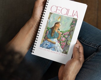 St. Cecilia - Spiral notebook