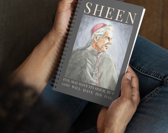 Ven. Fulton Sheen - Spiral notebook