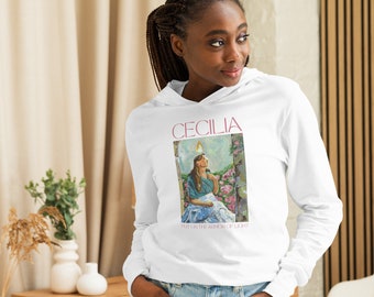 St. Cecilia - Hooded long-sleeve tee (light)
