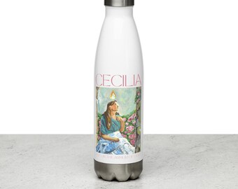 St. Cecilia - Stainless steel water bottle (light)