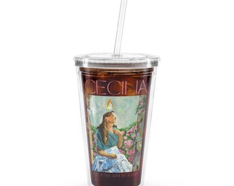 St. Cecilia - Clear plastic tumbler