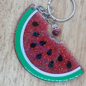 Watermelon Slice keychain