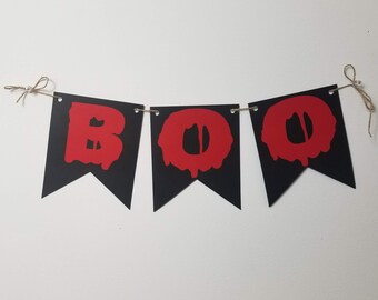 BOO Banner * Halloween Decor *Holiday Decor