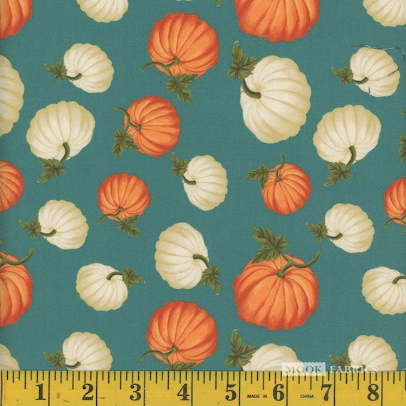 Kürbisstoff 1,50m, Kürbisstoff, Ernte Baumwolle, Herbst Quilt