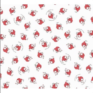 Tissu de poulet par demi-cour, coton de poule, coton de courtepointe de ferme, tissu de courtepointe de poulet, tissu de couture de coq, tissu d’enfants, poulet de ferme