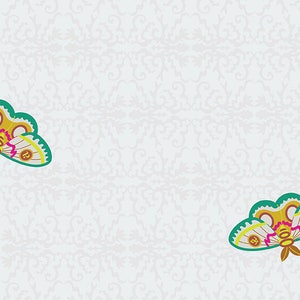 Butterfly fabric by half yard, light moth cotton, butterfly quilting cotton, nature quilting fabric, light butterfly sewing fabric