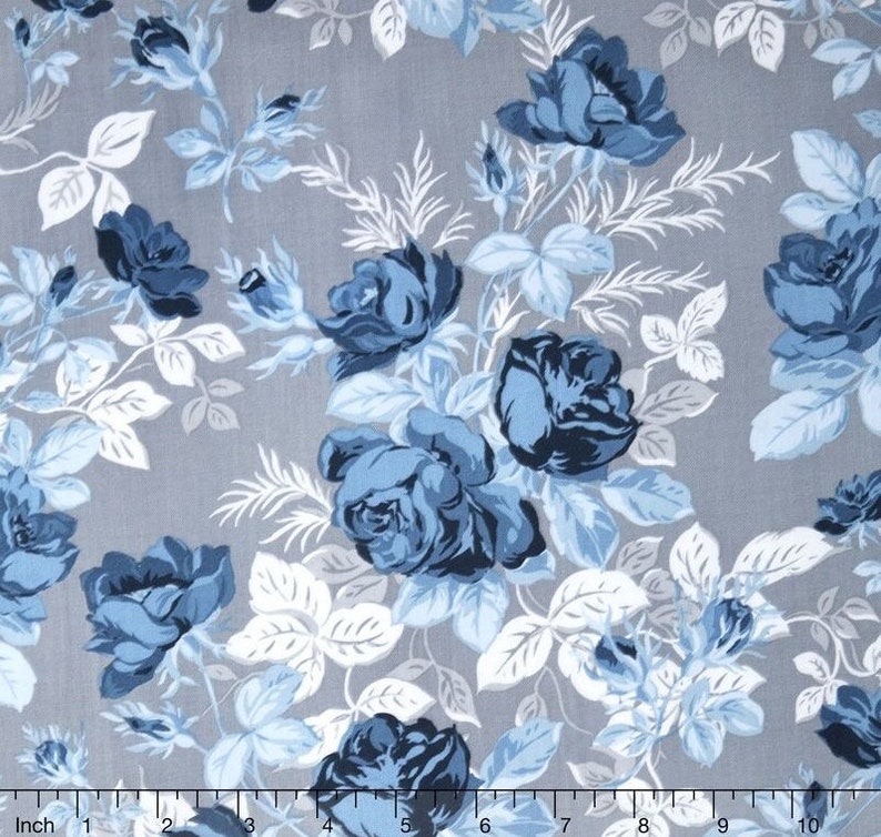 Designer 44” Wide Floral Printed Cotton Fabric Sewing Craft Material By 1 Yard