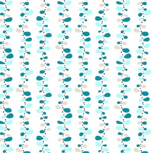 Fish fabric by half yard, ocean fabric, printed quilting cotton, sea quilting fabric, seaweed sewing fabric, fish cotton, nature fabric