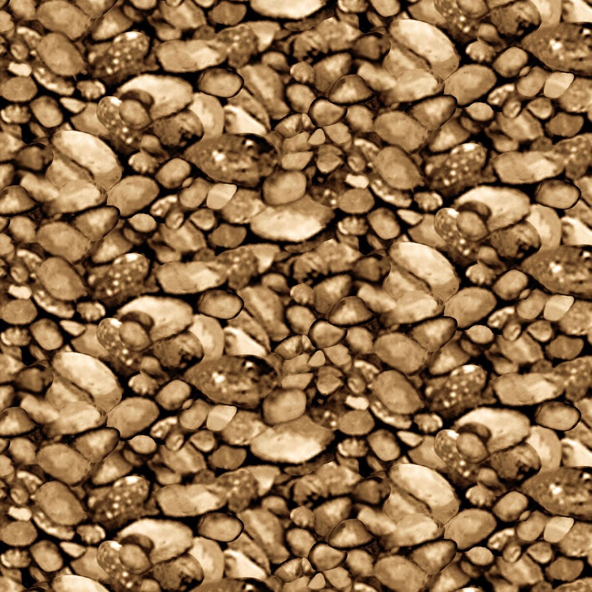 Rock Fabric by Half Yard Stones Print Fabric Printed Etsy