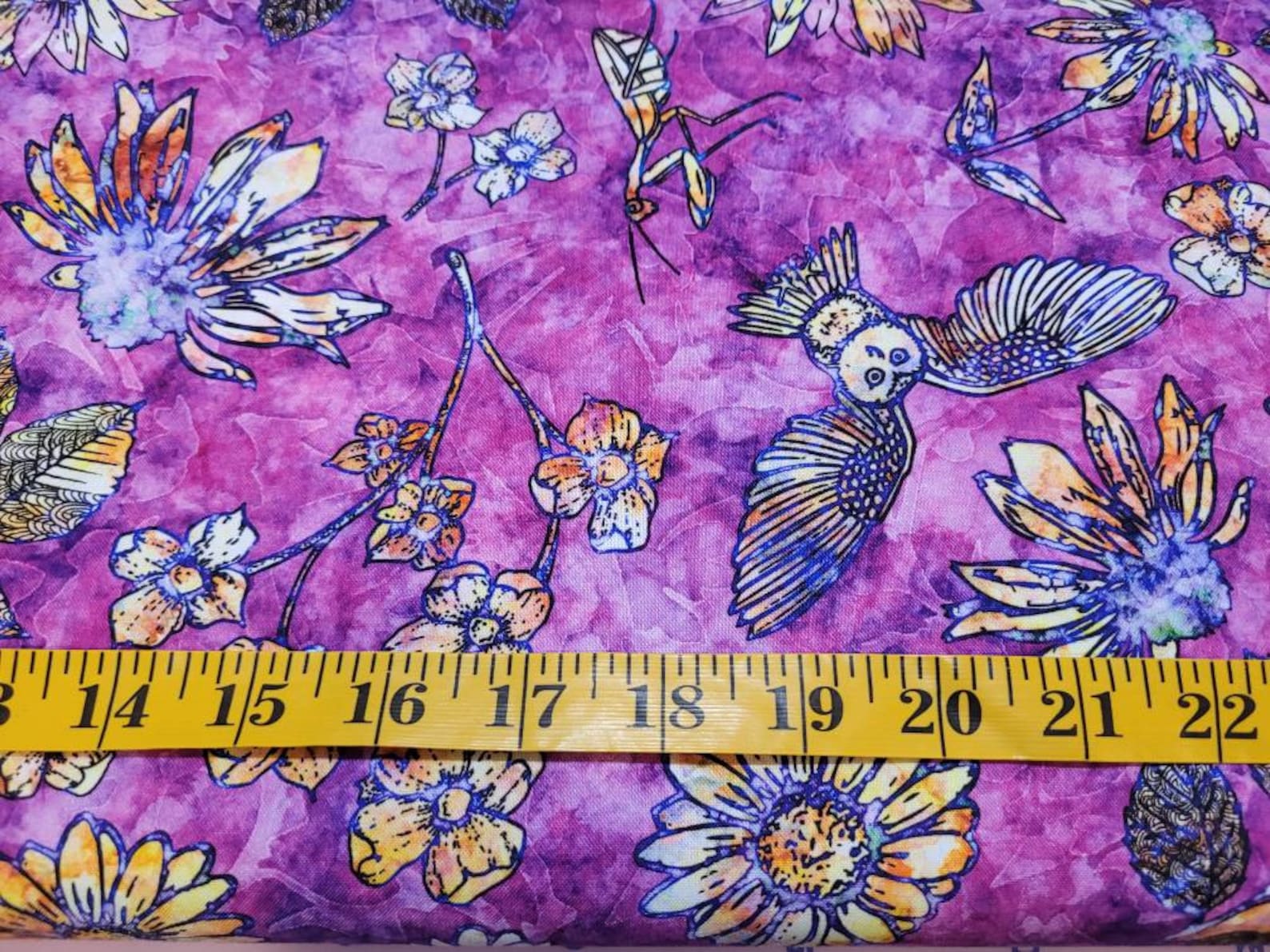 Floral Fabric by Half Yard Flower Quilting Cotton Summer Etsy