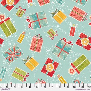 Weihnachtsstoff 1,20 Meter, Urlaub Baumwolle, Winter Quilting Baumwolle, Nikolausstoff, Weihnachtsgeschenke nähstoff, Kinderstoff