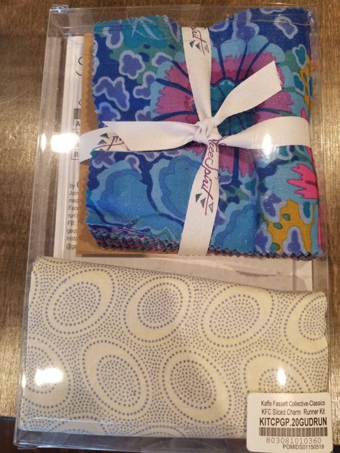 Kaffe Fassett Sliced Charm Table Runner Quilt Kit Colourful Etsy