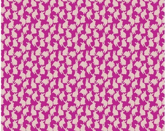 Bunny fabric by half yard, rabbit fabric, printed quilting cotton, meadow quilting fabric, bunny sewing fabric, nature fabric, Easter