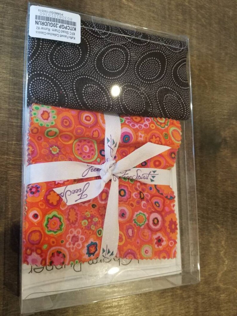 Kaffe Fassett Sliced Charm Table Runner Quilt kit colourful Etsy