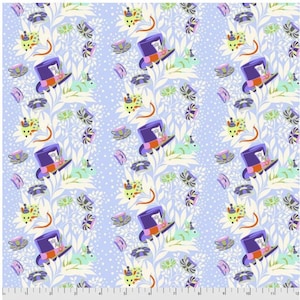 Alice In Wonderland fabric by half yard, Tula Pink Curiouser and Curiouser quilting cotton, Free Spirit 6pm quilting fabric, cup fabric
