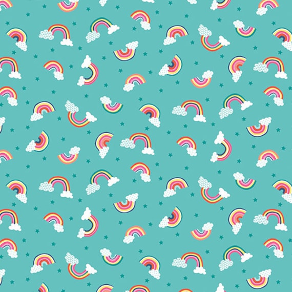 LV Rainbow Fabric with mini patterns