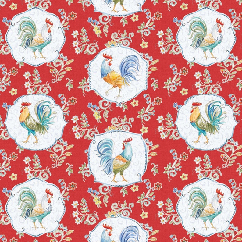 Farm Fabric by Half Yard Hen Fabric Printed Quilting Cotton Etsy Canada