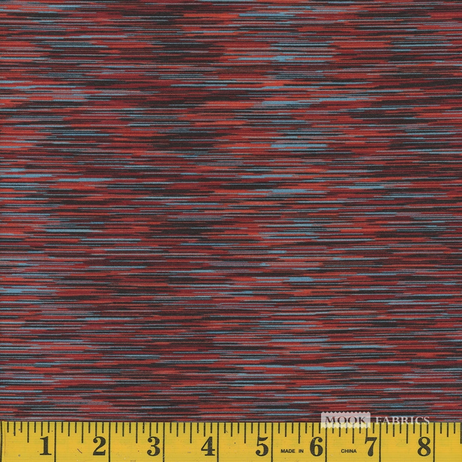 Brushed Back Knit Fabric by Half Yard Orange & Blue Knit Etsy
