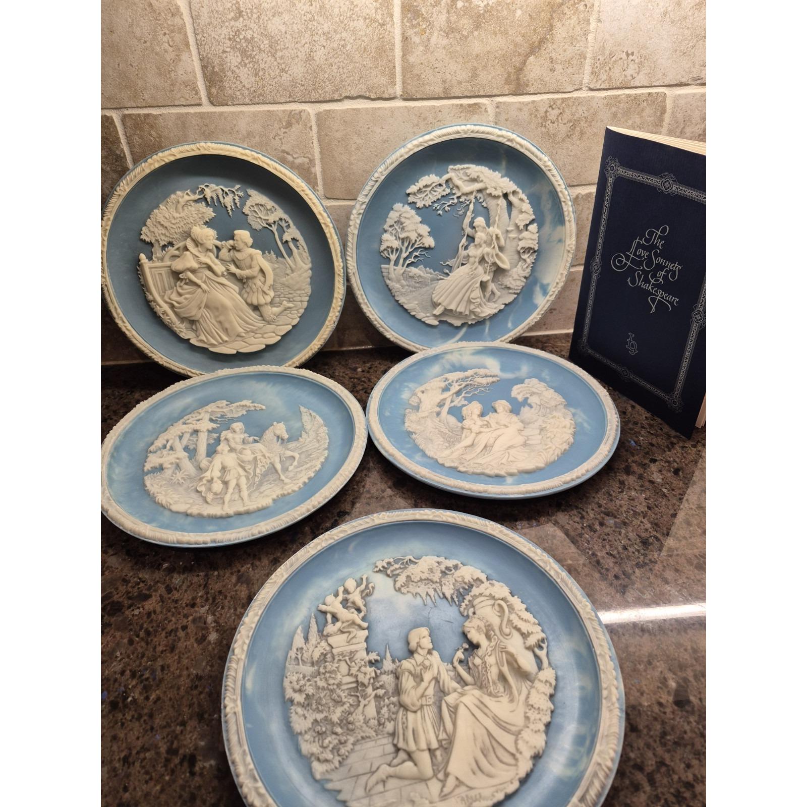 Bradford Exchange Vintage the Love Sonnets of Shakespeare Plate