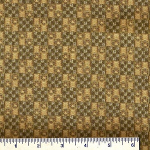 Basket weave fabric by half yard, brown blender cotton, dark blender quilting cotton, tan quilting fabric, brown blender sewing fabric