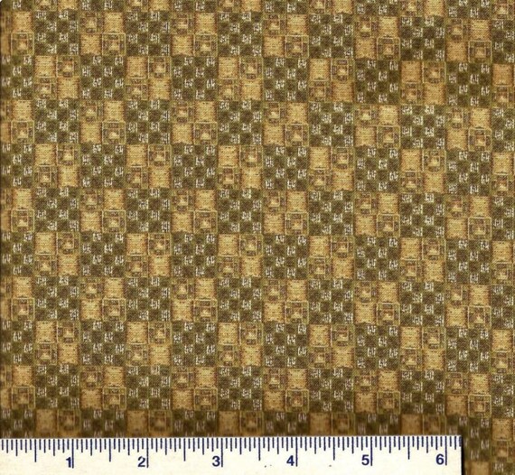 Basket Weave Fabric by Half Yard Brown Blender Cotton Dark Etsy