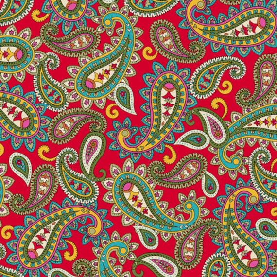 Red Fabric, Cotton Quilt Fabric By The Yard