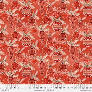 Christmas fabric by half yard, holiday cotton, winter quilting cotton, Santa quilting fabric, Christmas ornament sewing fabric, kids fabric