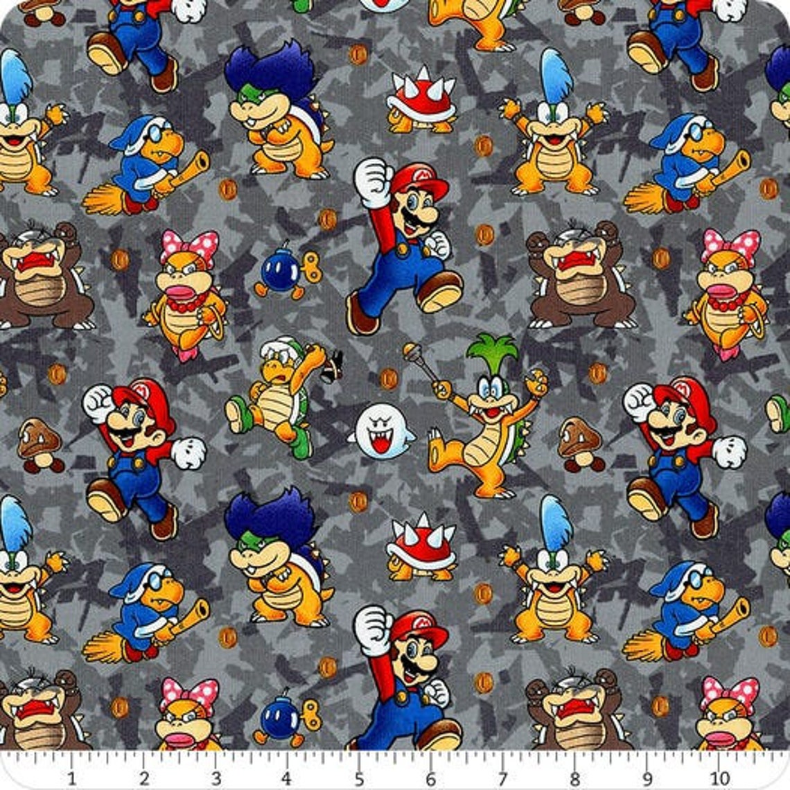 Nintendo Stoff von halben Hof Kinder Stoff gedruckt ...
