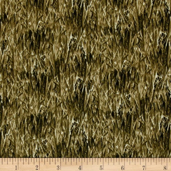 Nature fabric by half yard, grass fabric, printed quilting cotton, reeds quilting fabric, nature sewing fabric, grass sewing fabric