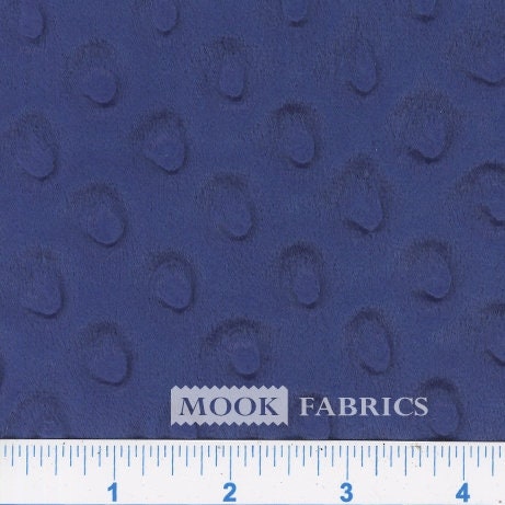 FINAL 1/2 Yard - Shannon Fabrics. Whish Navy Minky 58/60 inches wide