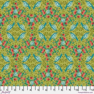 Snail fabric by half yard, animal cotton, nature quilting cotton, garden sewing fabric, nature fabric, Free Spirit snail fabric, rain fabric