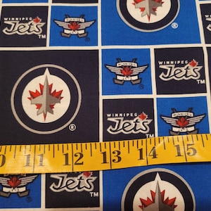 Hockey fabric by half yard, hockey print fabric, sports quilting cotton, men quilting fabric, manly sewing fabric, NHL team fabric