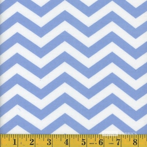 Chevron flannel fabric, blue blender flannel, light blue chevron flannel, sewing flannel fabric, nursery flannel, baby flannel
