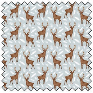 Timeless Treasures~winter Woods~deer in the Winter Forest