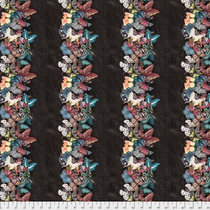 Butterfly fabric by half yard, butterfly cotton, garden quilting cotton, butterfly quilting fabric, Free spirit sewing fabric, Chrysalis