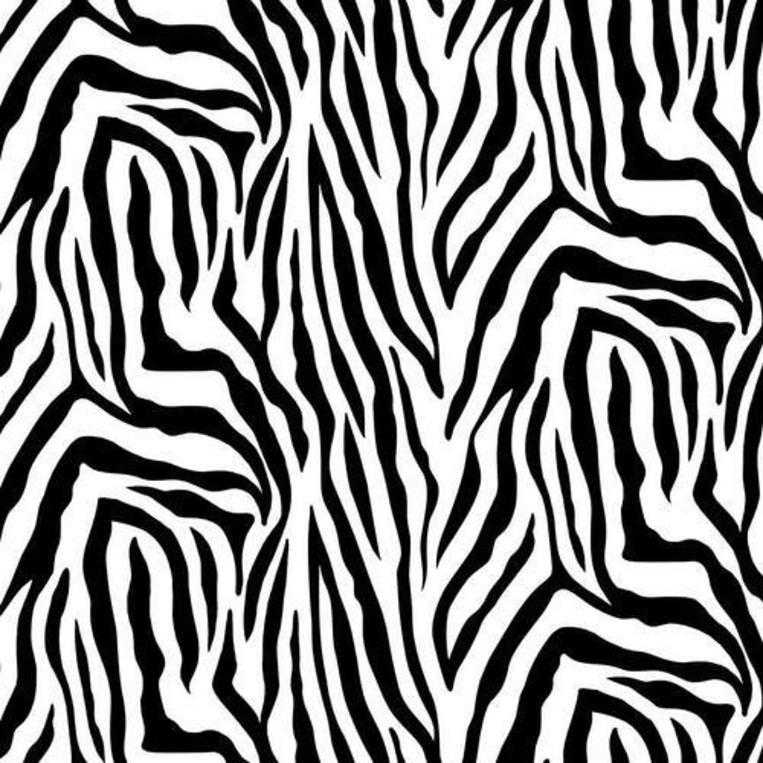Zebra Fabric by Half Yard, Zebra Print Fabric, Animal Print Quilting